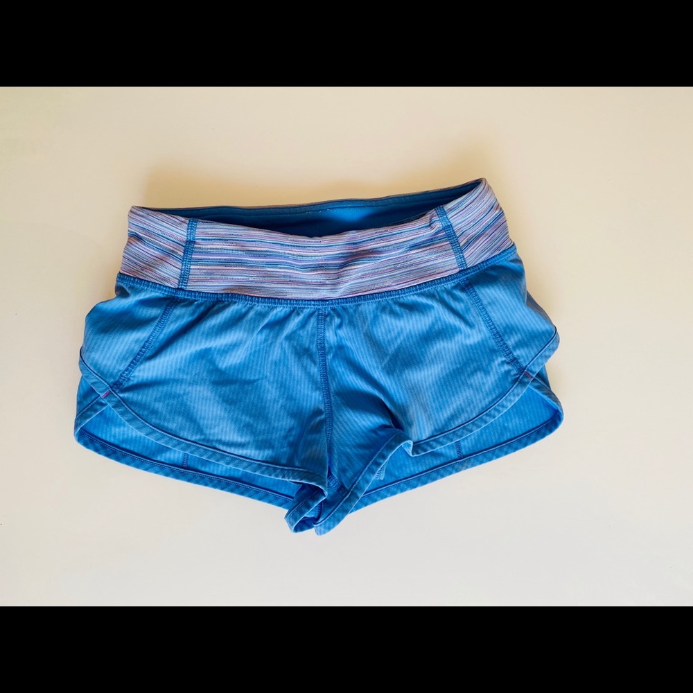 Ivivva Blue Speedy short(size 6)